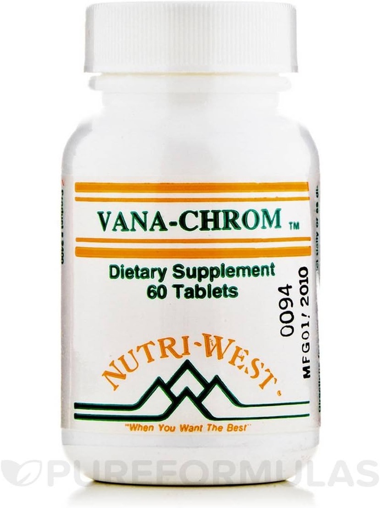 Vana-Chrom - Nutri West 60 tabletti