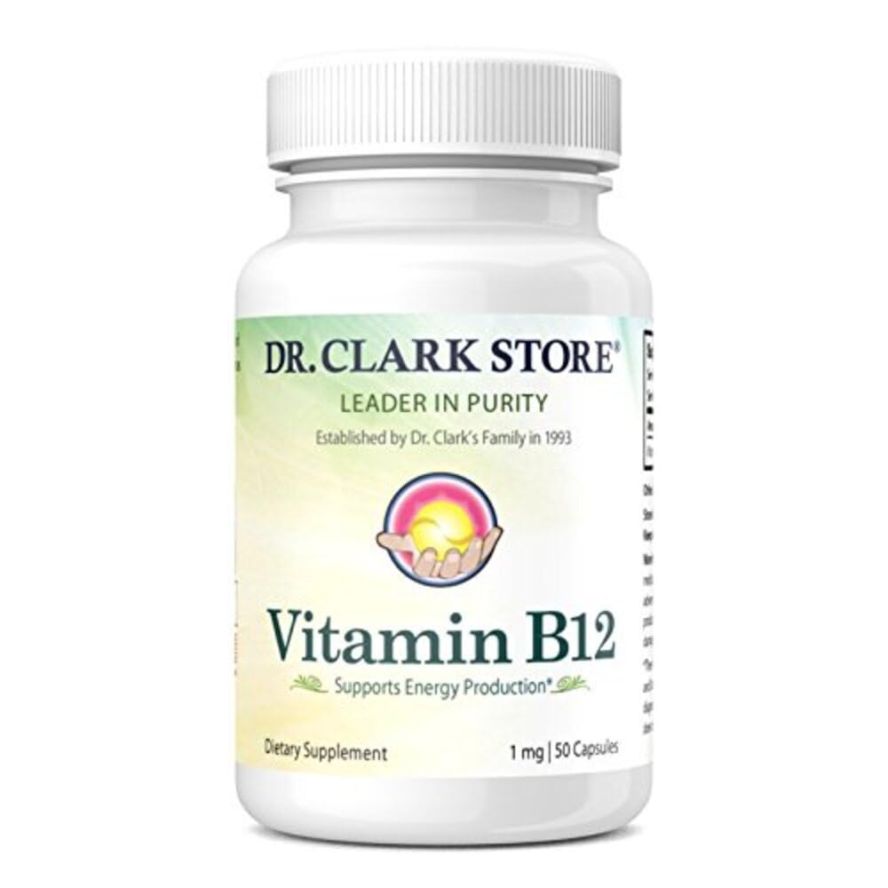 Dr Clark Vitamiin B12 täiendus, 1 mg, 50 želatiinkapslit