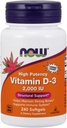 NOW Foods Vitamiin D-3, struktuuritoetus 2000 IU, 480 Softgels
