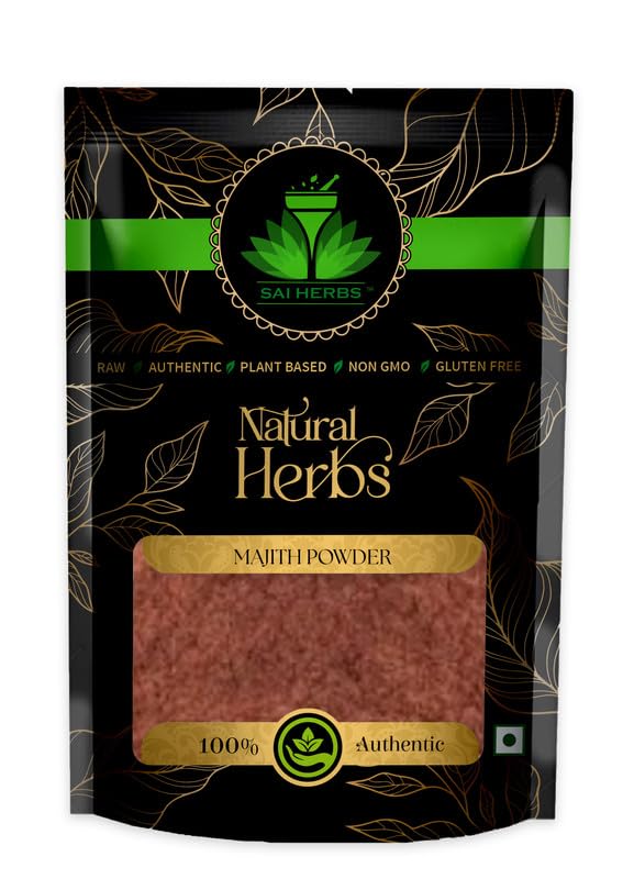 SAI HERBS Majith Assam Pure Siddha Churan | Manjistha | Rubia Cordifolia | Pure & Natural | 100g