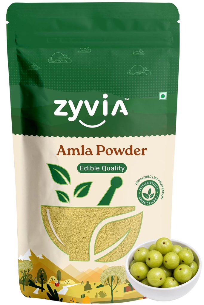 Pure Amla Powder for Hair Growth 250g | Ideal for Hair, Eating & Skin