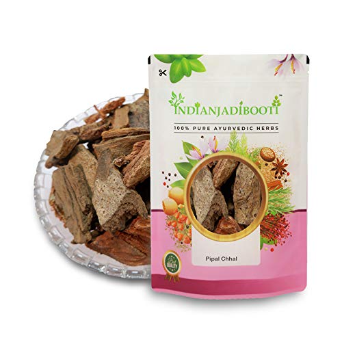 IndianJadiBooti Pipal Chaal (Peepal Bark/Ficus Religiosa) – Pure Sacred Fig Bark for Skin Soothing & Oral Health – Helps Maintain Internal Cooling & Gum Strength – 400g