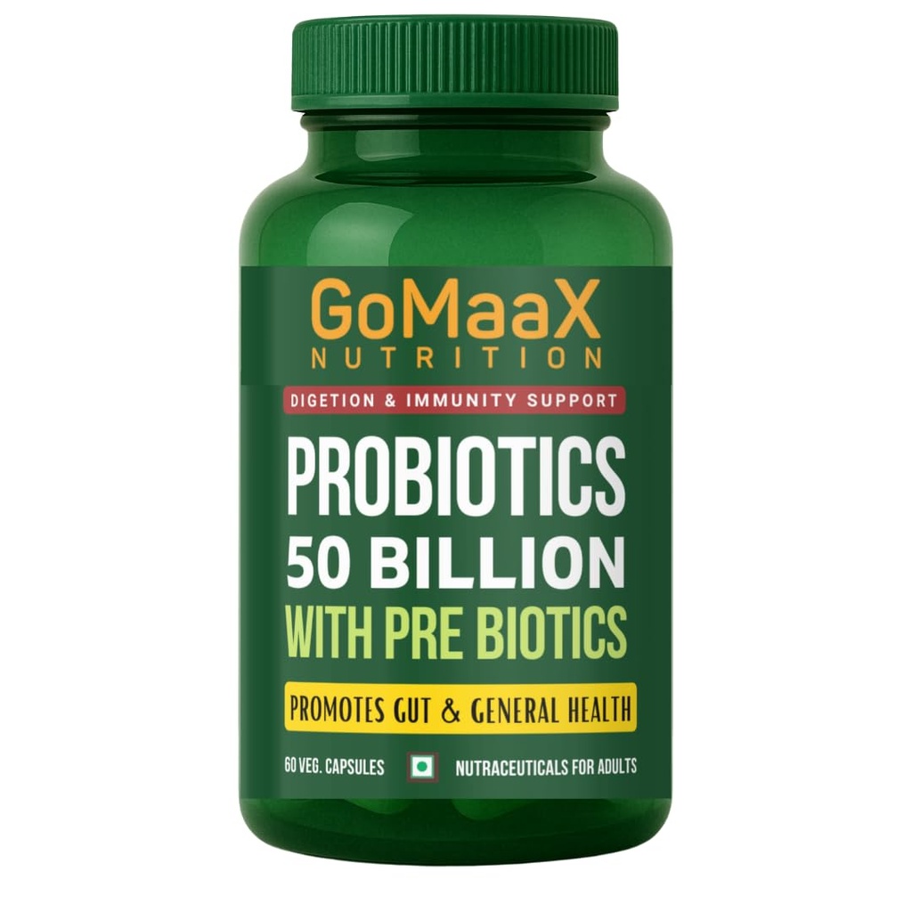 Probiotics 50 Billion Prebiotic Probiotic Capsule, 60 Capsules