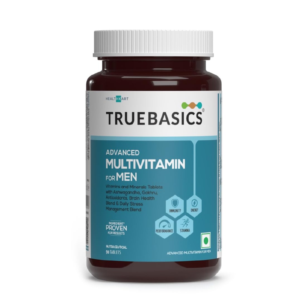 TrueBasics Advanced Multivitamin For Men, 90 Tablets