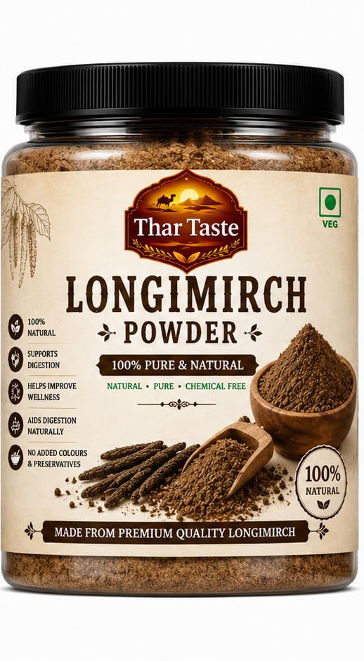 Thar Taste Longimirch Powder | 1000G | Fresh & Premium Quality | Ready to Use | Natural Ingredients