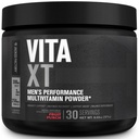 Jacked Factory Vita XT Performance Vitamiini pulber - igapäevane multivitamiini pulber meestele KSM-66 Ashwagandha, prebiootiline kiudaine, vitamiin A, C, D, K, B6, B12 & More - puuviljapunch, 30Sv
