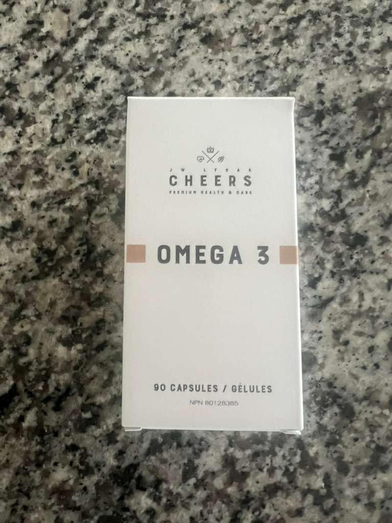CHEERS Omega-3 täiendus | Kõrge tugevus 550 mg EPA & DHA kapsli kohta | 90% biosaadav, puhas etiketi lisand | toetab südant, aju, visiooni ja immuunsust | Vcaps Plus, lõhnatu | 90 kapslit