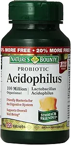 Nature's Bounty probiootiline Acidophilus tabletid, 120 ea (pakk 5)