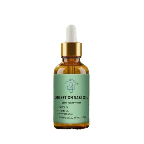 Digestion Nabhi Oil (15ml) - 100% Cold Pressed Belly Button Oil for Bloating & Gas Relief | Infused with Hing, Ajwain & Ginger | Ayurvedic Navel Therapy for Healthy Gut & Metabolism