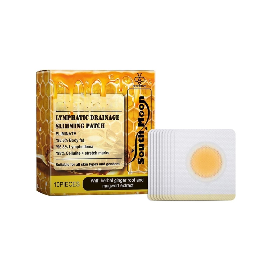 Bee Venom Detox- Slimming & Lymphatic Drainage Patch,Lymphatic Drainage Patches for Weight Loss(100 Pieces) (1)