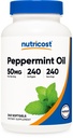 Piparmündiõli softgels (240 SFG) (50 MG) - gluteenivaba, kolmanda osapoole testitud ja GMO-vaba