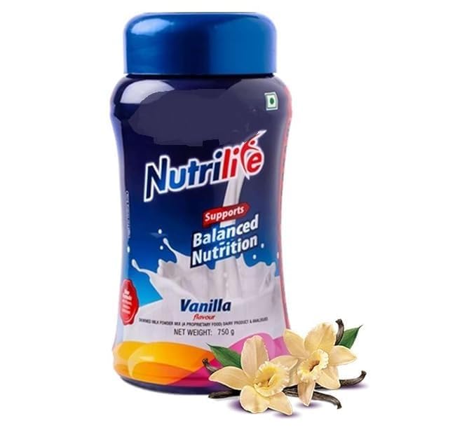 Nutrilife Vanilla Nutritional Powder, Balanced Nutrition Supplement, 750gm