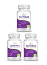 Natures Velvet Lifecare Pure Extract Turmeric/Curumin 500mg, 60 Veggie Capsules - Pack of 3