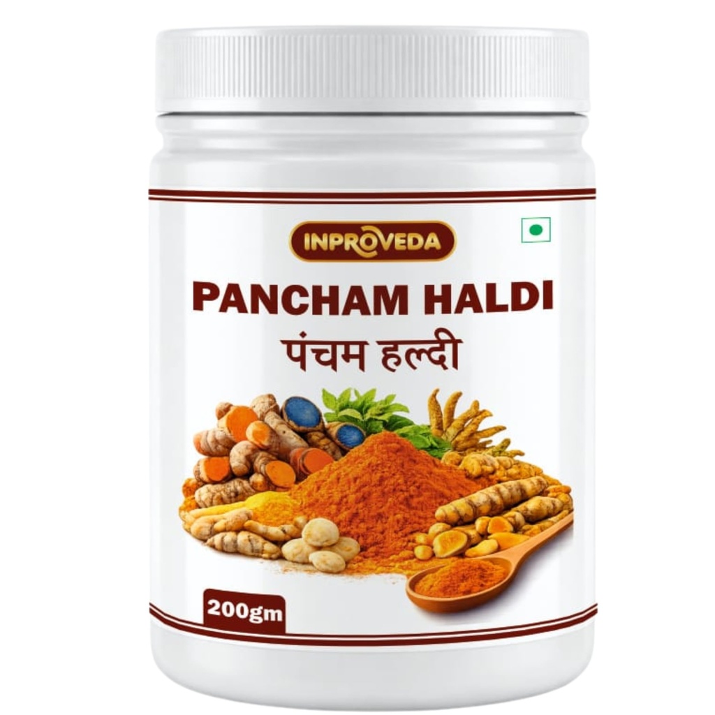 Inproveda Pancham Haldi Powder, Immunity Booster, Anti-Oxidant, Anti-Inflammatory Turmeric, 200 gm