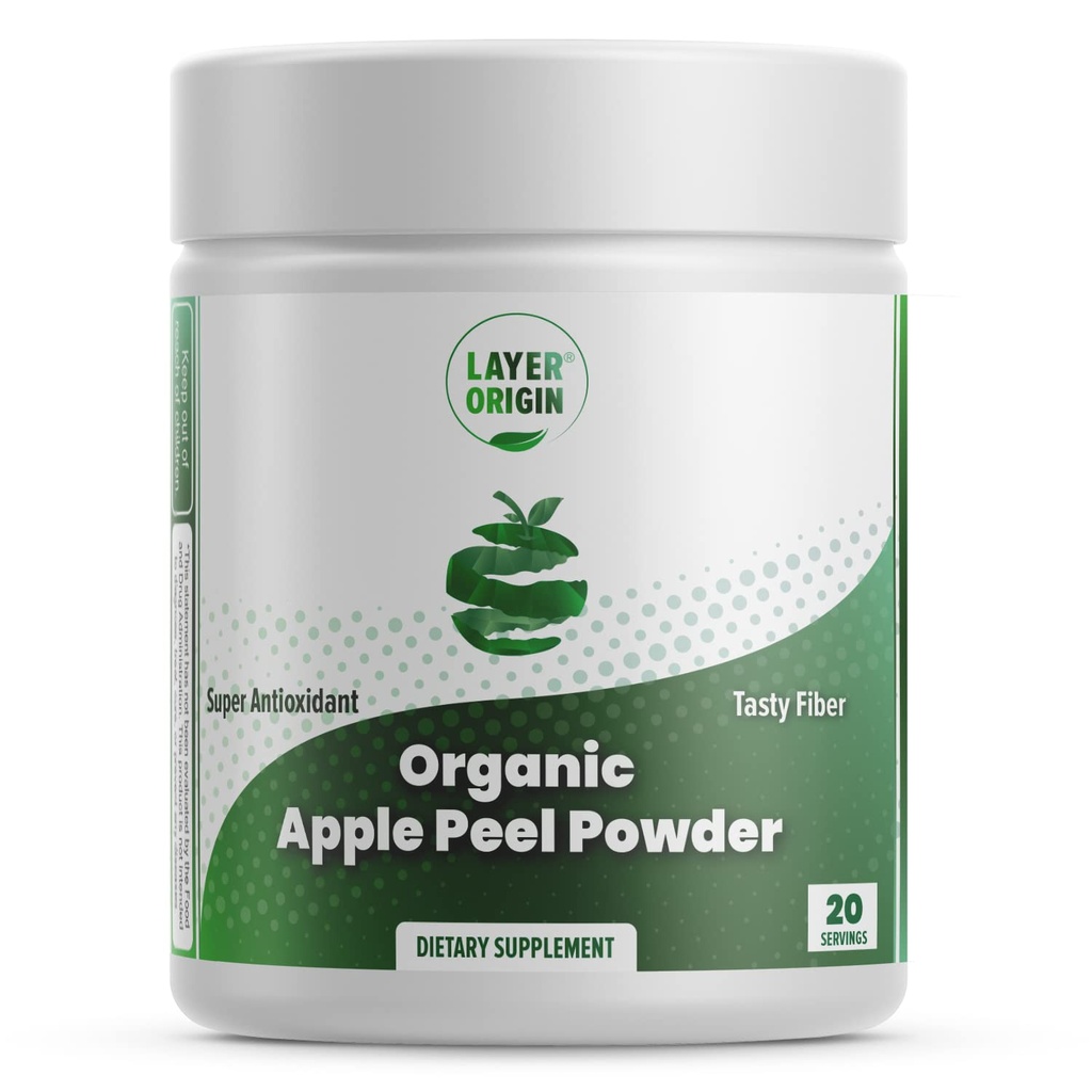 Layer Origin Organic Apple Peel Pulber Boost Akkermansia ja Bifidobacteria