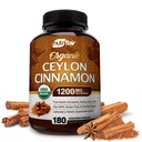 NutriFlair Organic Ceyloni kaneel (100% sertifitseeritud orgaaniline tseeloni kaneel) 1200mg serveerimise kohta, 180 kapslit - liigesed, põletikuline, antioksüdant