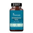 Simply Earth Berberis Berberine 95% (500mg) with Milk Thistle & Cinnamon, Turmeric & Black Pepper - For Optimal Health | Berberine HCL Supplements - 60 Veg Tablets