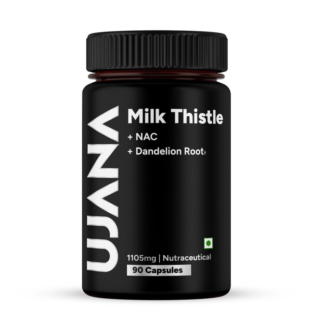 Milk Thistle with NAC 1105mg | Antioxidant Support | 90 Veg Capsules