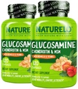 NATURELO Glükosamiin Kondroitiin MSM koos boswellia ja C-vitamiiniga - liigese mugavuse, liikuvuse ja tugevuse täiendus - 120 kapslit (pakk 2)