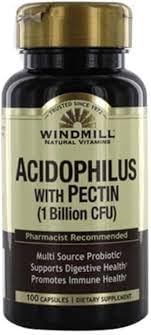 Tuuleveski Acidophilus koos pektiinkapslitega, 100, 0 loend
