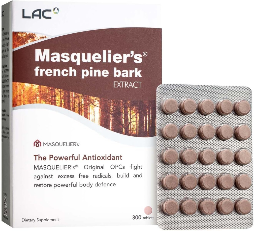 LAC Masquelier's French Pine Bark Extract (300 tabletti)