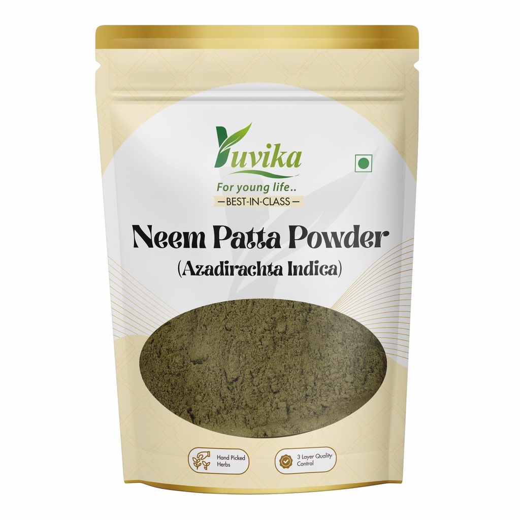YUVIKA Neem Patta Powder - Azadirachta Indica - Neem Leaves 200 Grams
