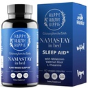 Looduslik uneabi täiskasvanutele w/madala annusega melatoniin 0,5mg – Valerian Juur + Magneesiumglütsinaat + L-Theanine Supplement, kummel | No Morning Grogginess | Mitte-Habit Forming | Taimepõhised pillid, 60 Ct