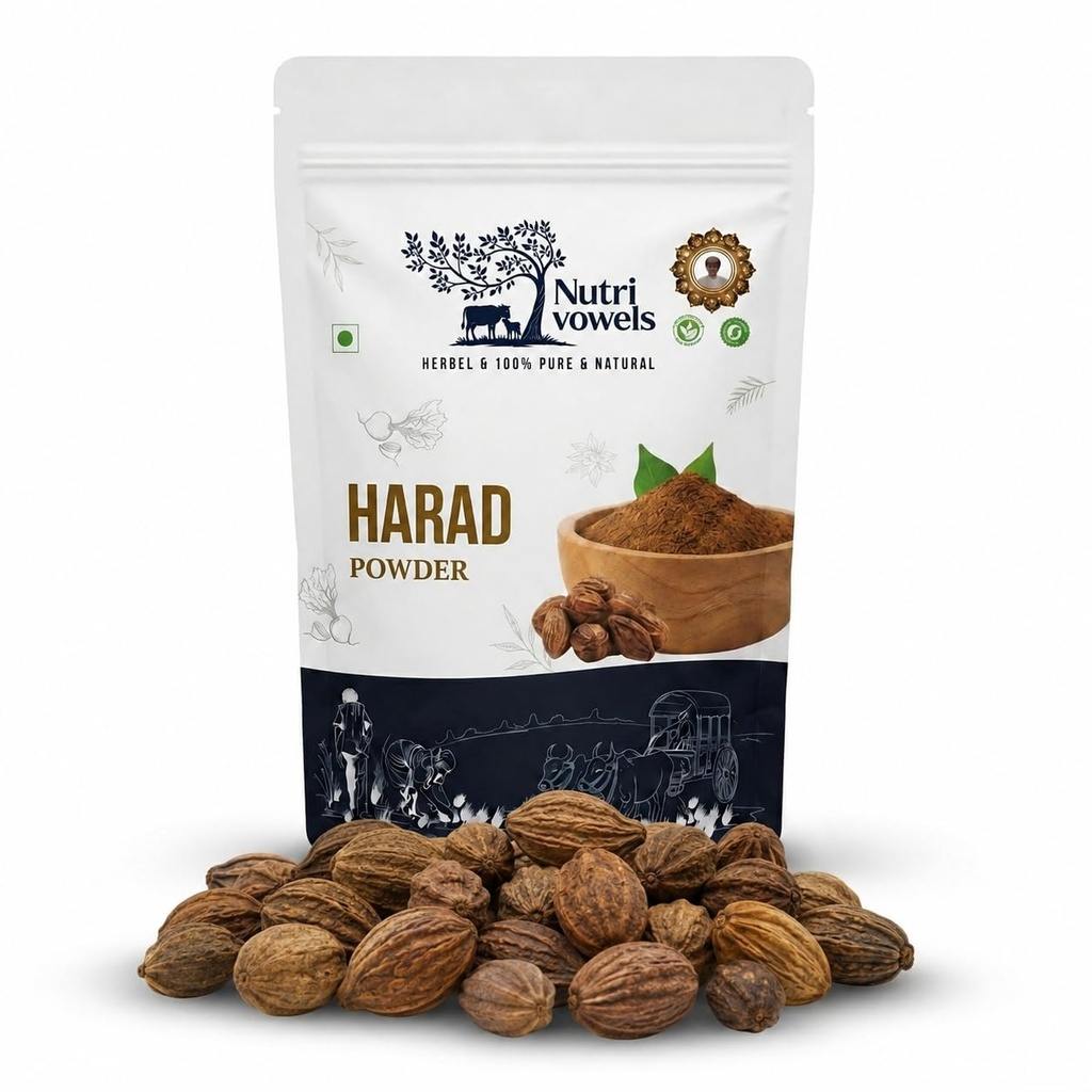 Haritaki Powder (Harad Powder) 200g | Organic Terminalia Chebula Powder | Ayurvedic Herbal Supplement | Pure Herbal Wellness Powder | Vegan & Plant-Based Nutrition