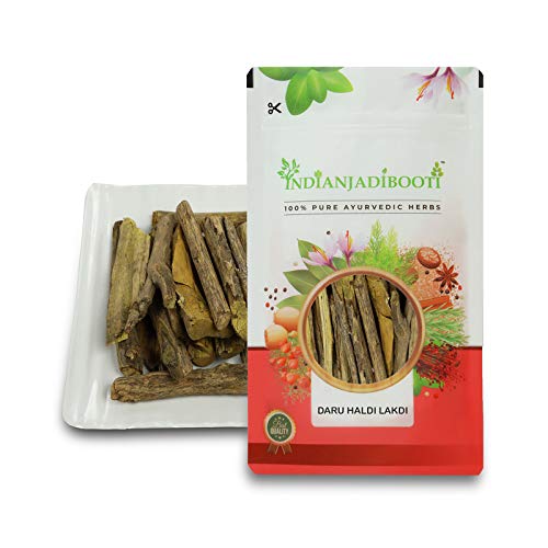 IndianJadiBooti Daru Haldi (Berberis Aristata) | 900g | Raw Tree Turmeric/Daruharidra | Natural Berberine Source for Skin Glow, Liver Health & Metabolic Wellness (Dried Bark)