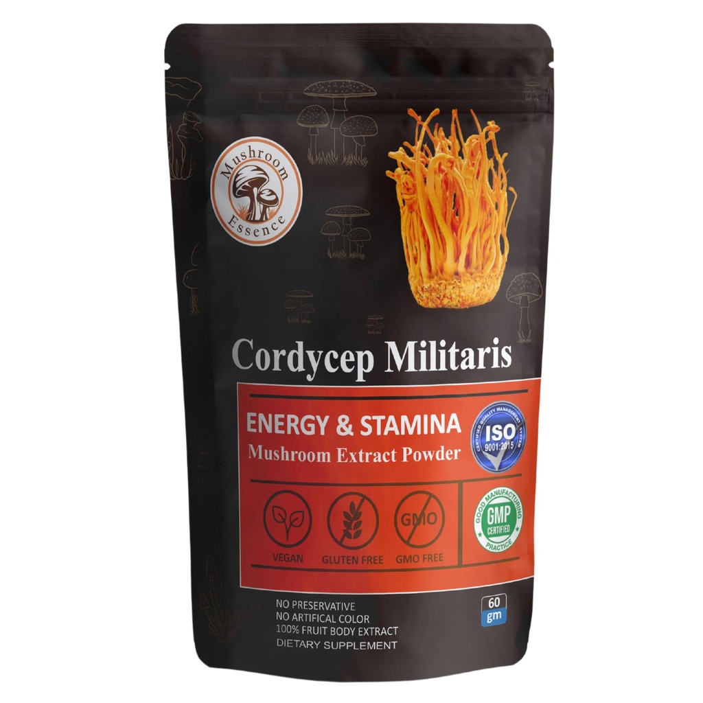 Cordyceps Militaris Mushroom Extract Powder 40g-pack of 2