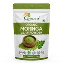 Grenera Organic Moringa Powder 100g, Moringa Leaf Powder (Sahjan/Drumstick), Certified Organic, Pure Shigru Powder
