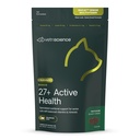 VetriScience Senior 27+ Active Health Chews, Nu Cat Daily Multivitamiinid eakatele kassidele, tasakaalustatud vitamiinid, mineraalid ja antioksüdandid, tervisliku vananemise ja heaolu tugi, kala, 30 Count