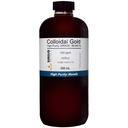 Tõeline kolloidne kuld - 200 ppm - 99,99+% puhtus - 500 ml (16,9 Fl Oz) selges BPA-vabas plastpudelis - valmistatud USAs