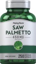 Piping Rock Saw Palmetto meestele ja naistele | 450 mg | 250 kapslit | Herb Extract Supplement | Serenoa Repens | Non-GMO, Gluteenivaba
