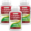 Parimad looduslikud L-arginiin L-tsitrulliini kompleks 1000 mg 250 tabletti (250 arvu (3 pakendis))