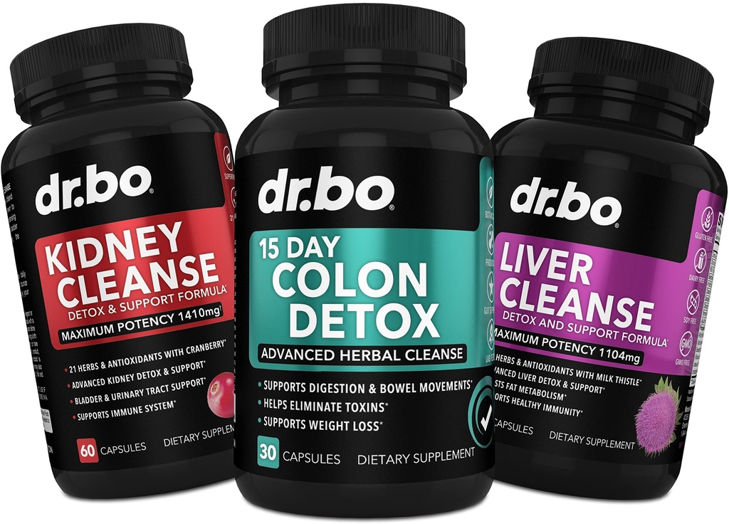 Kolonn, neerud ja maks Puhasta Detox Support Supplement - 15 päeva Soolepuhastuse Pillid & Probiootikum Puhitus Ja Igapäevane Kõhukinnisus Relief - Abipõie Kontrolli, Kuseteede Ja Sapipõie Tervis