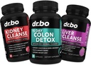 Kolonn, neerud ja maks Puhasta Detox Support Supplement - 15 päeva Soolepuhastuse Pillid & Probiootikum Puhitus Ja Igapäevane Kõhukinnisus Relief - Abipõie Kontrolli, Kuseteede Ja Sapipõie Tervis