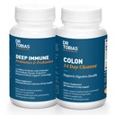 Dr Tobias Digestive Kickstarter Bundle koos Colon 14 Day Cleanse & Deep Immune Probiootikumid & Prebiootikumid