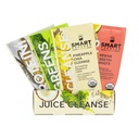 SMART Pressitud mahl 1-päevase orgaanilise mahla puhastamine | Tervislik Detox programm | Vegan Vanilla valk, roheline mahl, peedimahl ja ananassi Chia puhastamine | Kõrge kiudaine ja vegan