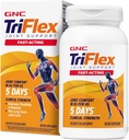 GNC TriFlex Fast-Acting 2.0, parandab liigeste mugavust ja jäikust, Glükosamiini / kondroitiini ja Boswellia- Plus Turmerici kliinilisi tugevusannuseid, 120 kapslit