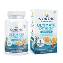 Nordic Naturals Ultimate Omega Jr., Maasikas - 90 Mini Soft Gels - 680 Kokku Omega-3s EPA & DHA - Aju Tervis, meeleolu, õppimine - Non-GMO - 45 Servings