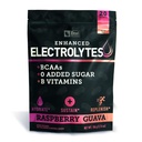 Täiustatud elektrolüütide pulbripulga pakendid ( Vaarika Guava | 20 paketti) w/ 0 Suhkur +BCAAd + B-vitamiinid Elektrolüütide lisand w kaaliumtsink & magneesium hüdreerimiseks - Ketoelektrolüüdid