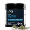 Four Leaf Rover Protect - Probiootikumid koertele - Veterinaar formuleeritud - looduslike prebiootikumide ja antioksüdantidega - Detoksifitseerimine ja soolestiku tervis - 30 päeva suur koera pakkumine