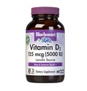 Bluebonnet Nutrition Vitamiin D3 5000 RÜ Taimne Kapsel, Aids lihaste ja skeleti kasvu, kolekaltsiferool Lanolin, D3, Non GMO, Gluteenivaba, Sojavaba, Piimavaba, Kosher, 60 Count