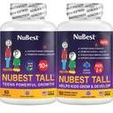 NuBest Bundle Tall 10+ 60 kapslit Pikad lapsed 90 närimistabletti | Laste ja teismeliste kasvutoetus | Kaltsium, vitamiinid D3 K2, kollageen ja taimesegu