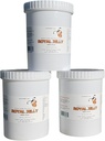 Royal Jelly Organic - filtreerimata toores Royal Jelly Energy Supplement meestele ja naistele - Immune Support Supplement koos retinool, vitamiin B, biotiin, niatsiin, - 3x2,2 Lbs, plastikpurk