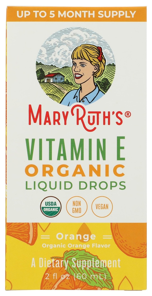 Mary Ruthi orgaaniline E-vitamiini tilgad, 2 Fz