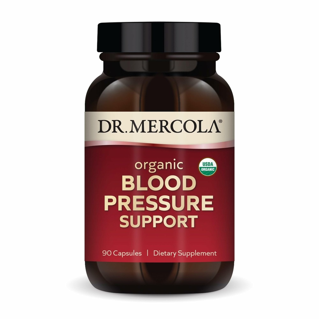 Dr. Mercola orgaaniline vererõhu tugi - toetab tervislikku ringlust - suure tugevusega viinamarjaseemne ekstrakt - mitte-GMO ja sojavaba - 90 kapslit (90 serveerimist)