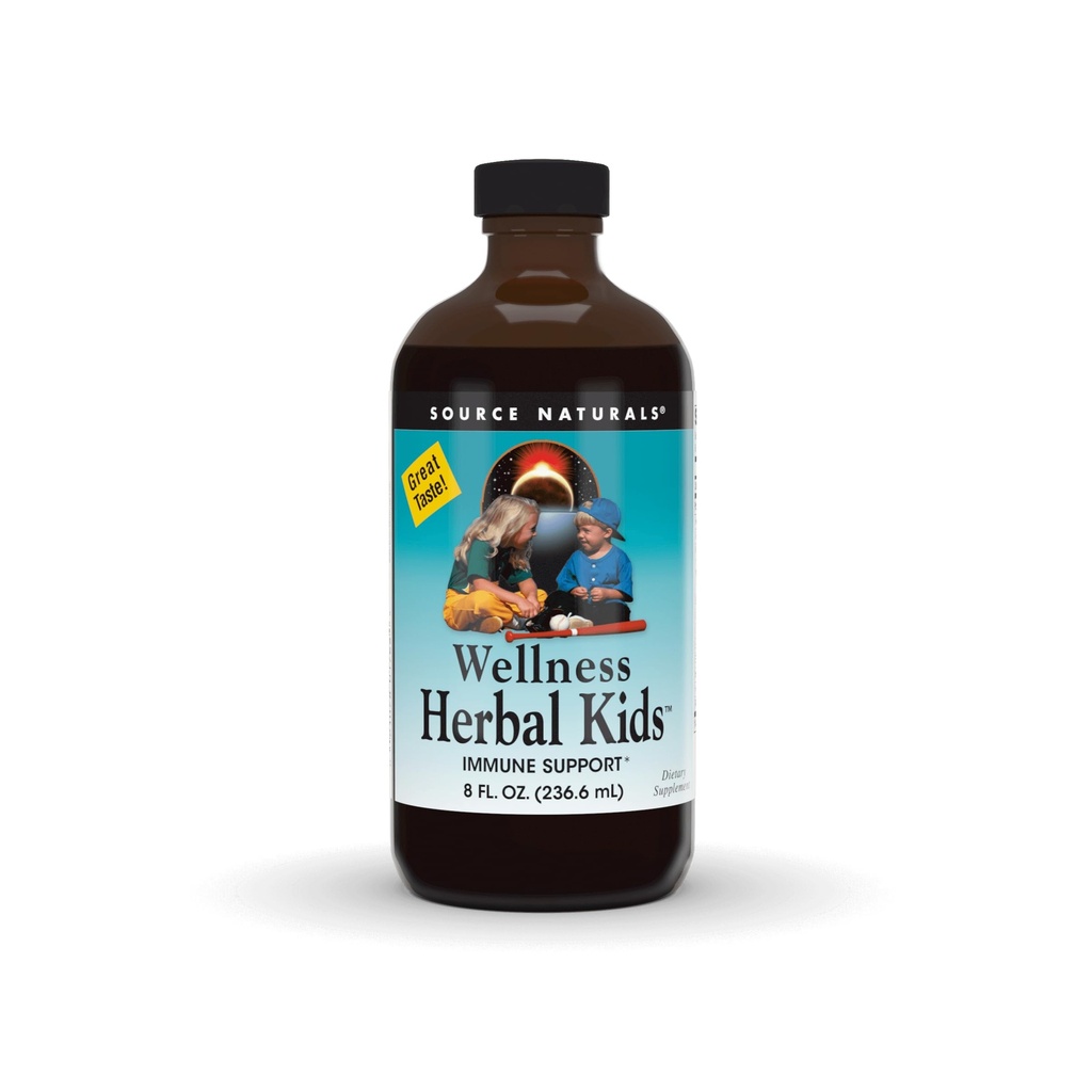 Allikas Naturals Wellness Taimsed lapsed, immuunsüsteemi toetuseks * - 8 Fluid oz