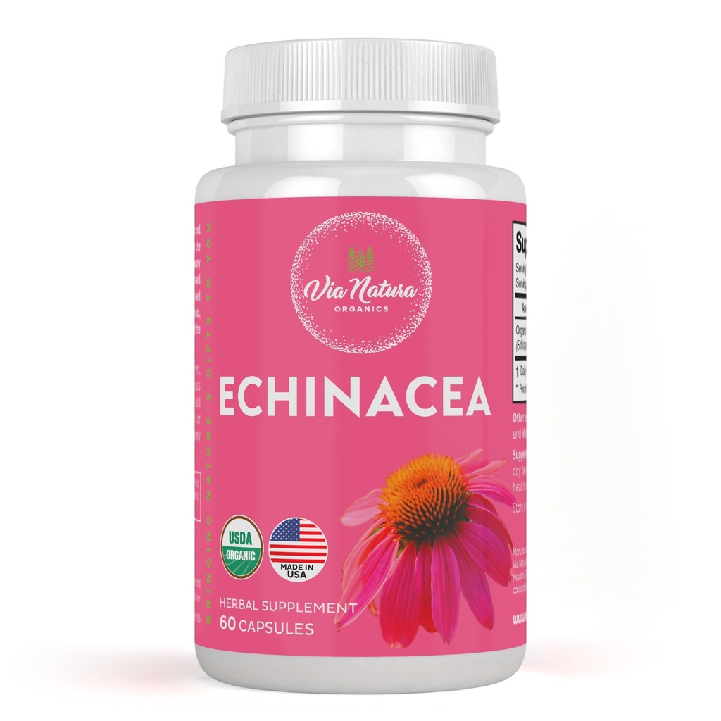 Echinacea Supplement | Natural & Organic | 60 kapslit
